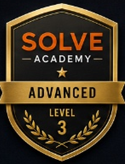 Advanced certification badge
